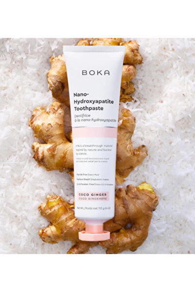 BOKA Nano -Hydroxyapatite Toothpaste Coco Gınger Diş Macunu 113 g