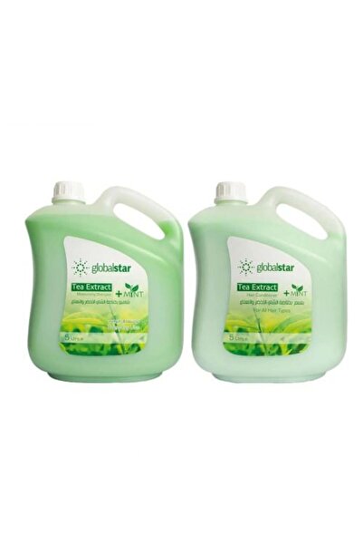 Globalstar Global Star Set (Shampoo and Conditioner) 5 Liter - Tea and Mint