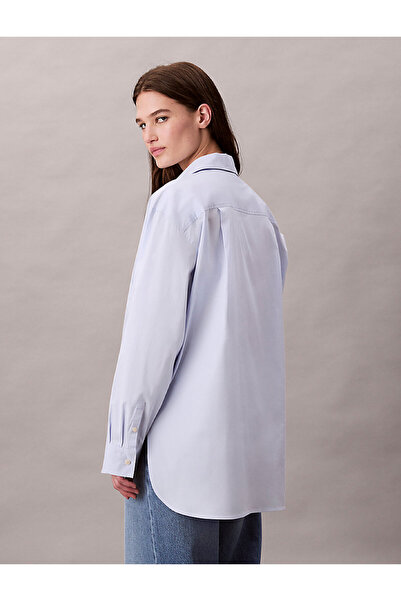 Calvin Klein Ck Lv047c143g Poplın Relaxed Kadın Gömlek