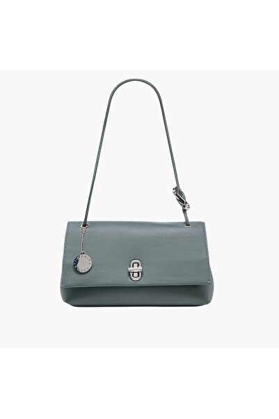 Marina Galanti Monotone Crossbody Bag with Flap Closure