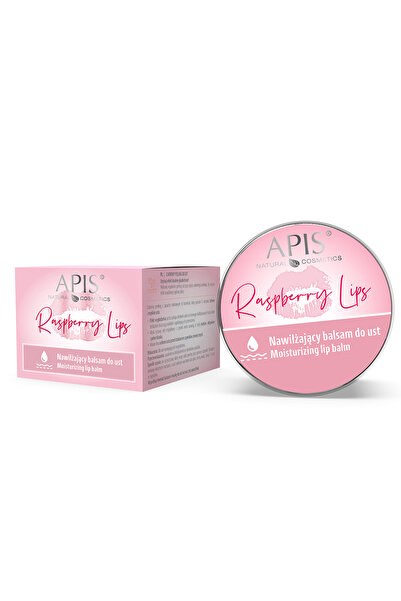 Apis Natural Cosmetics Raspberry Lips moisturizing lip balm with raspberry flavor, 10 ml
