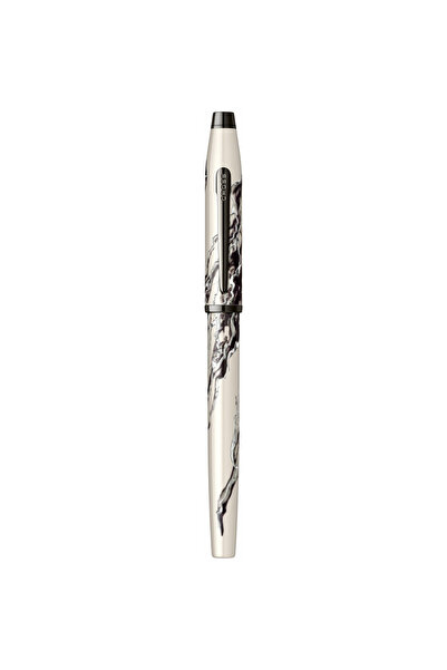 Cross Wanderlust Everest BT Metallic pen, cream/glossy black
