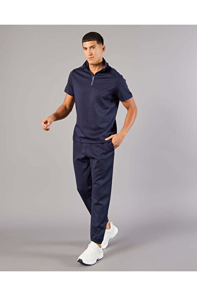 REDTAG Men Navy Modal Polo Shirt