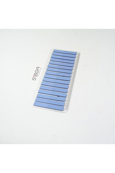 sibga tasarım Blue Thin Strip 320 Sheets Transparent Color Postit Post-It Post It. Bookmark Bookmark Postit