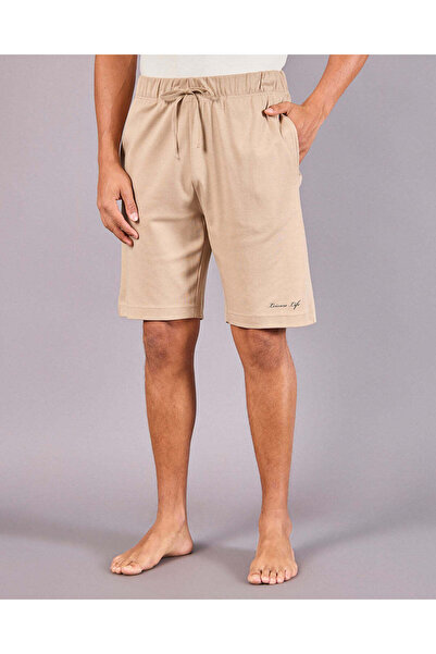 REDTAG Men Ivory And Beige Printed Pyjama Set (2 Piece)