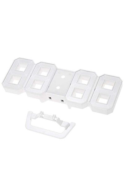 Generic Multifunctional LED Digital Wall Clock 12H/24H Time Display With Alarm