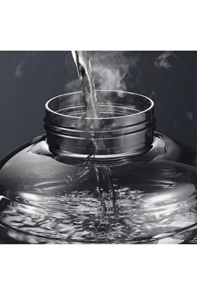 zola Water bottle 1.6 l, with handle and cord, 12.5 x 24 cm, gray