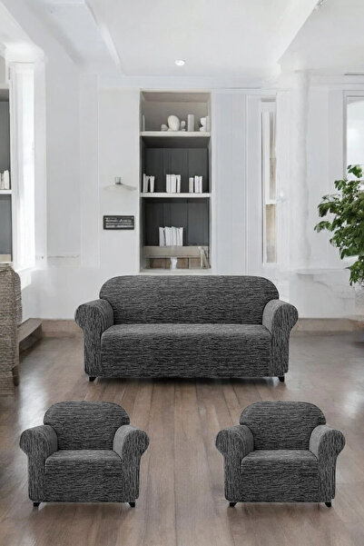 EJMEL EJMEL3+2+1 Husă pentru scaun elastic cu model jacquard Husă pentru cana...