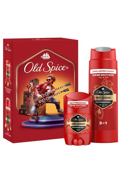 Old Spice Set cadou Knight: deodorant stick Epic Legend 50ml + gel de duș Epi...