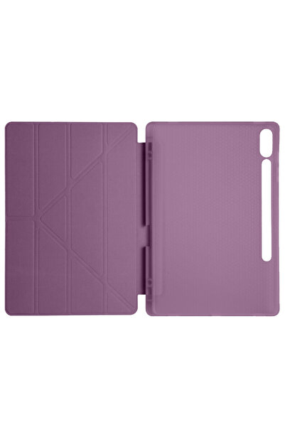 Sneezy Samsung Galaxy Tab S10 Plus X820 12.4 Inch Foldable Smart Case with Pen Holder and Stand