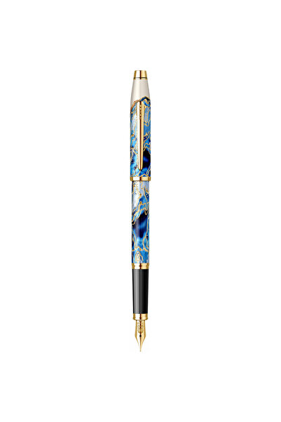 Cross Wanderlust Malta GT Metallic pen, glossy blue/cream