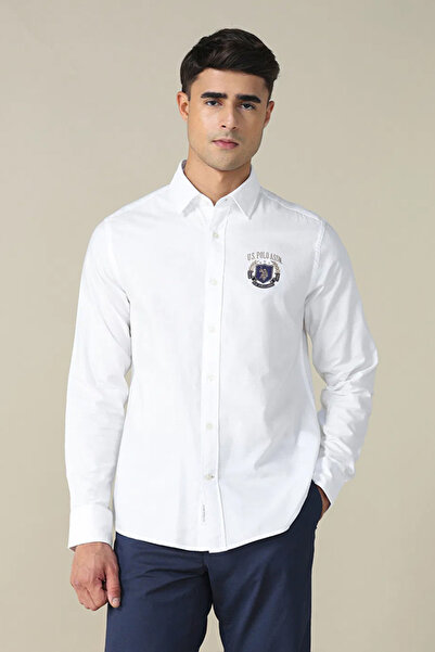 U.S. Polo Assn. Men’s Oxford White Tailored Fit Shirt