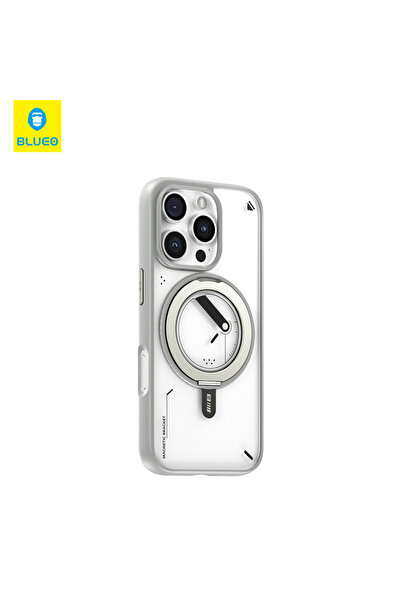 BLUEO Punk Rotatable iPhone 16 Pro Max Uyumlu MagSafe Mıknatıslı Tutucu Özell...