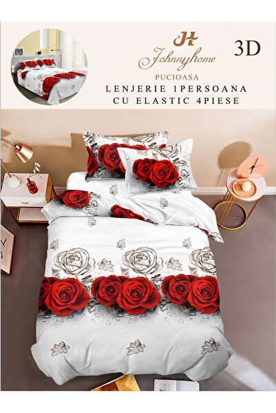 FIONNA.RO Satin Cotton Lingerie 1 Person 3D - Red Roses