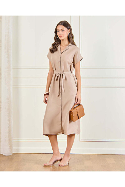 REDTAG Women Beige Casual Dress