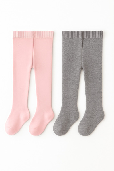 Hobins Sportswear Company 2 Pieces of Cotton Anti-Sweat Baby & Children's Pantyhose for Girls & Boys