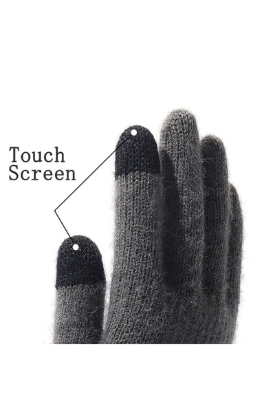 SKYDDAR INNOVATION Winter Gloves Touch Screen, Unisex, Padded, Ski, Outdoor, ST0013, set with sticker, Brown