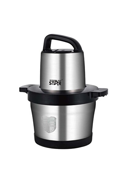 WINNINGSTAR ويننج ستار قطاعة طعام , سعة 6 لتر , اسود فضي , ST-5560