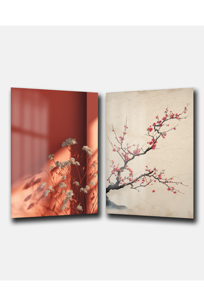 DEKA AKSESUAR BİRBİRLERİNİ TAMAMLAYAN İKİLİ CAM TABLO