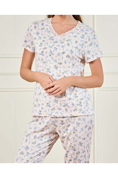 REDTAG Women Multicolour Printed Pyjama Set (2 Piece)