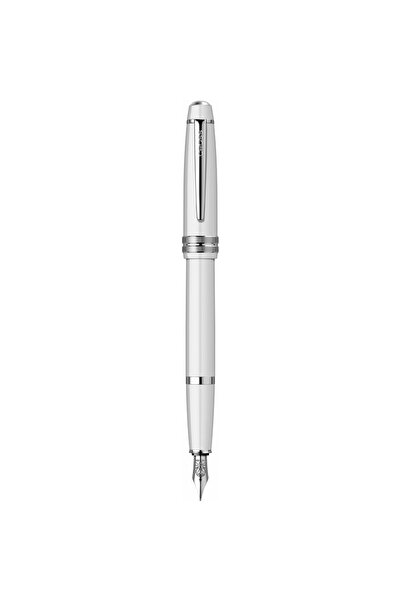 Cross Bailey Light Glossy Resin White CT Pen, glossy ABS body, white
