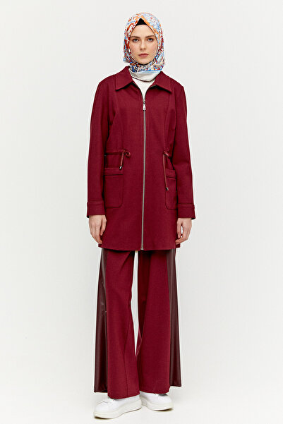 Setrms Deri Kombinli Kuşaklı Kap