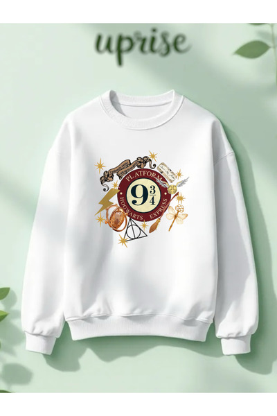 Vordevia مطبوع سترة قطنية بثلاثة خيوط وياقة دائرية O قصة فضفاضة