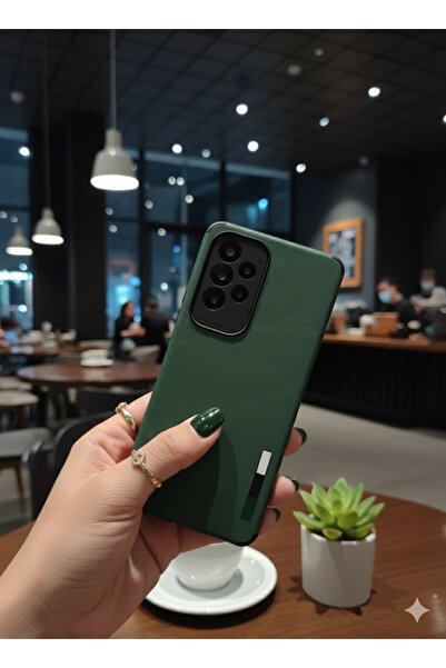 Hatreds Samsung Galaxy A53 Kılıf Deri Görünümlü Kamera Korumalı Lüx Kapak