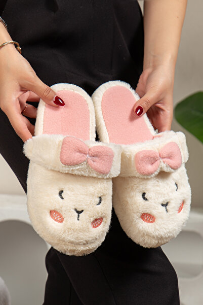 morscho Women's Elastic Plush House Slippers