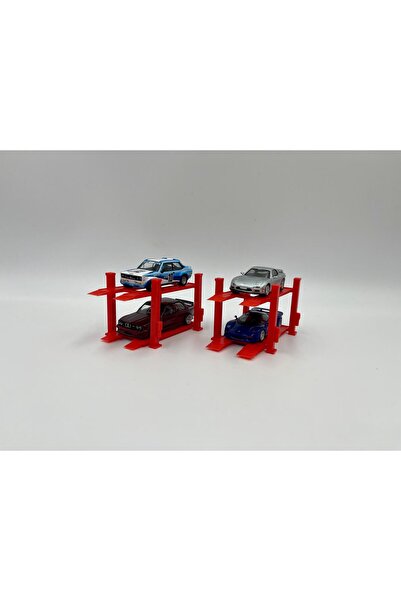 FMK HOBBY رافعة ذات أربعة أرجل (قطعتان) متوافقة مع نماذج السيارات بمقياس 1:64...