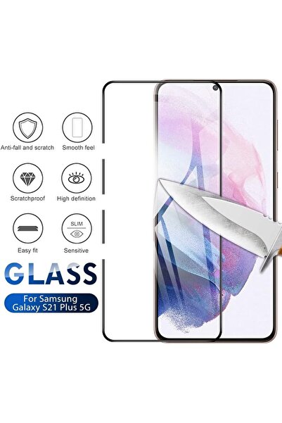 Generic Full Coverage Clear Screen Protector for Samsung Galaxy S21 Plus (5D) - Full Adhesive