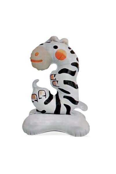 ERMA Smart Foil Number Balloon with Animal Prints, Number 3, 56x35 cm