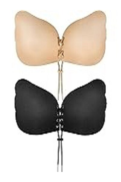 Generic Qualif Reusable Strapless Adhesive Bra with Invisible Back and Silicone Straps