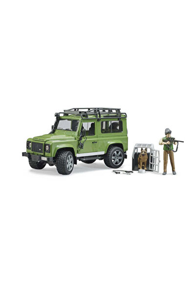 Bruder Masina Land Rover Defender cu padurar, 02587