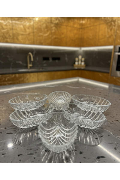 Kaveh glass Santa 6’Lı Cam Kase