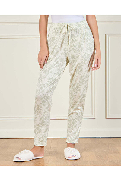 REDTAG Women Ivory Printed Pyjama Set (2 Piece)