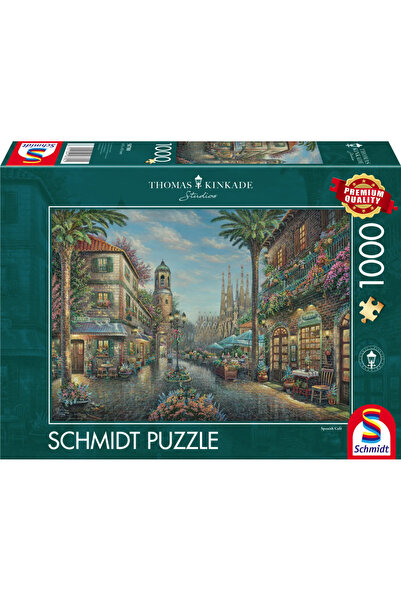 Schmidt Пъзел Schmidt: Томас Кинкейд - Испанското кафене, 1000 части