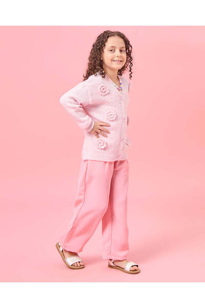 REDTAG Girls Pink Casual Trouser