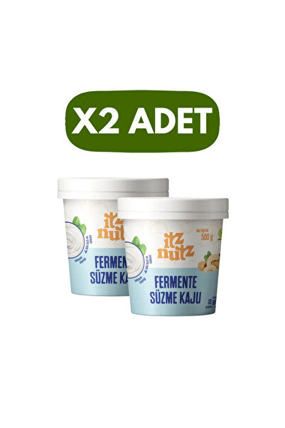 ITZ NUTZ Fermente Süzme Kaju (Kaju Yoğurdu) 500 gr X 2