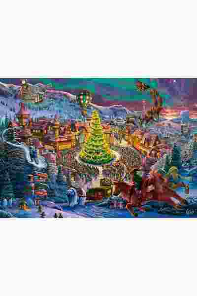Schmidt Puzzle Schmidt: Polul Nord al lui Mos Craciun, 1000 piese