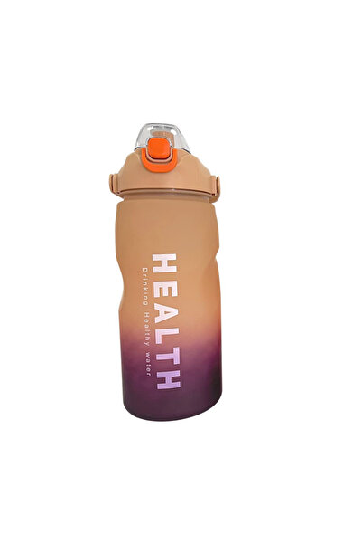 zola Extra large water bottle with straw, locking lid, 1500 ml, ml marker, BPA free
