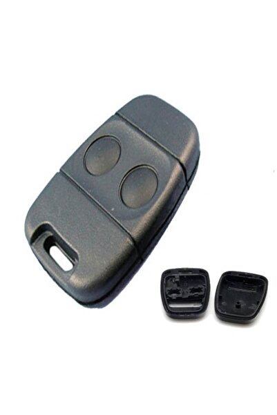 OEM Carcasă cheie telecomandă compatibilă cu Land Rover, 2 butoane, neagră
