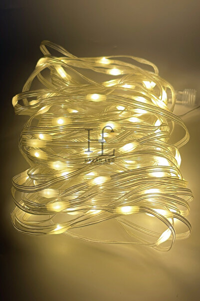 Hazar Led 10 Metre Gün Işığı Peri Led Işık IP64 Dış Mekan Jack Eklemeli Dekoratif Led Işık Yılbaşı Süsü