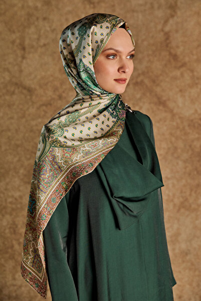 Setrms Etnik Desenli İpek Şal