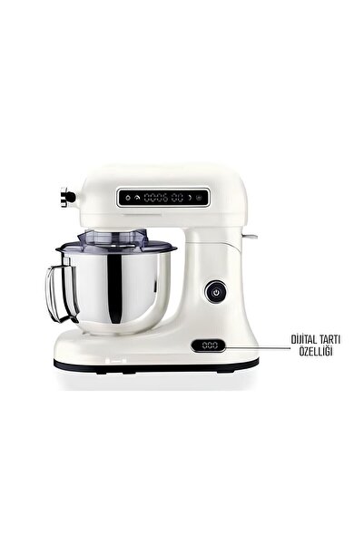 KORKMAZ Mix Master Stand Mikser Vanilya 1600W