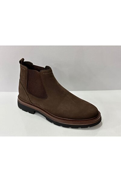 ARS Ayakkabı καφέ ορθοπεδικές δερμάτινες μπότες nubuck