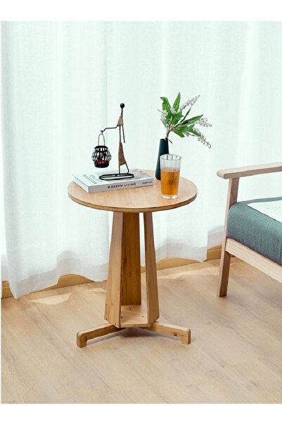C&C Home Multifunctional Wooden Bamboo Sofa Side Table Coffee Table - Creative Minimalist Design