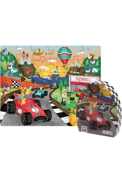 Eurekakids Puzzle Educativ - 36 Piese - Karting