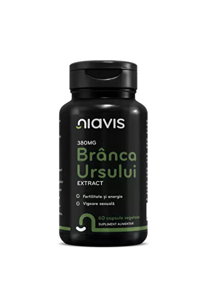 Niavis Branca Ursului Extract 380mg 60cps