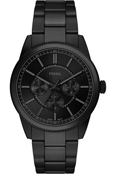 Fossil Men's Pearson Multifunction Black Stainless Steel Watch